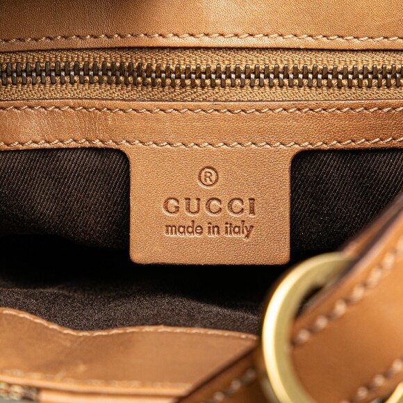 Auth Gucci Gg Brown Beige Canvas Fabric #169984G52B - Picture 5 of 14